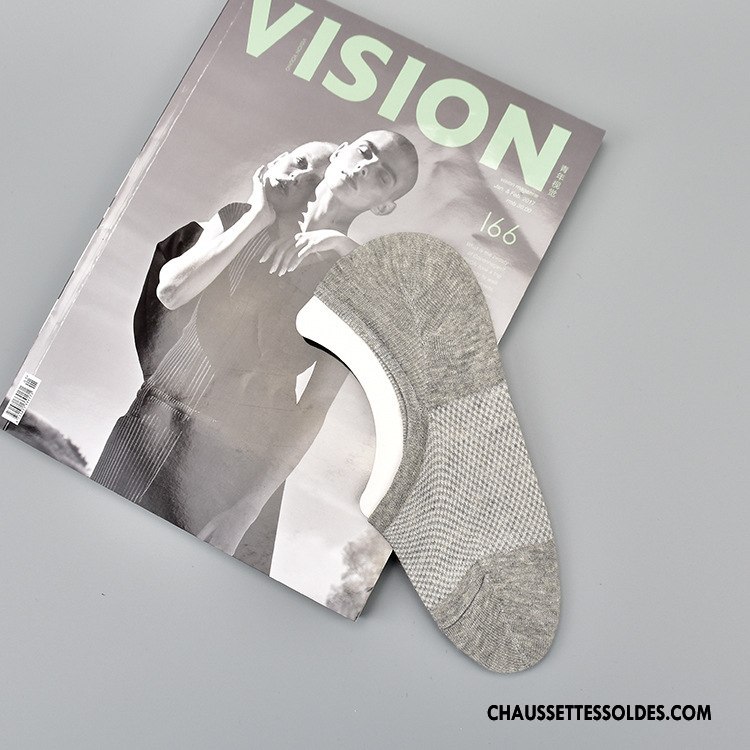 Chaussette Basse Femme Mode Été Homme Tous Les Assortis Chaussettes En Coton Simple Pure Blanc