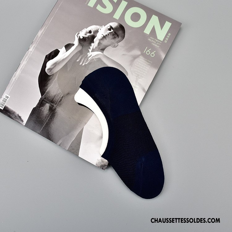 Chaussette Basse Femme Mode Été Homme Tous Les Assortis Chaussettes En Coton Simple Pure Blanc