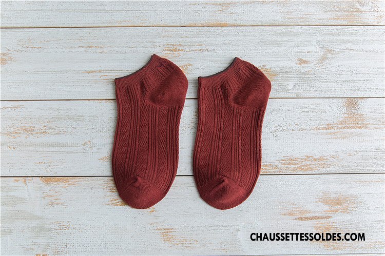 Chaussette Basse Femme Nouvelles Arrivées Fleurs Été Printemps Chaussette Basse Coupée 100% Coton