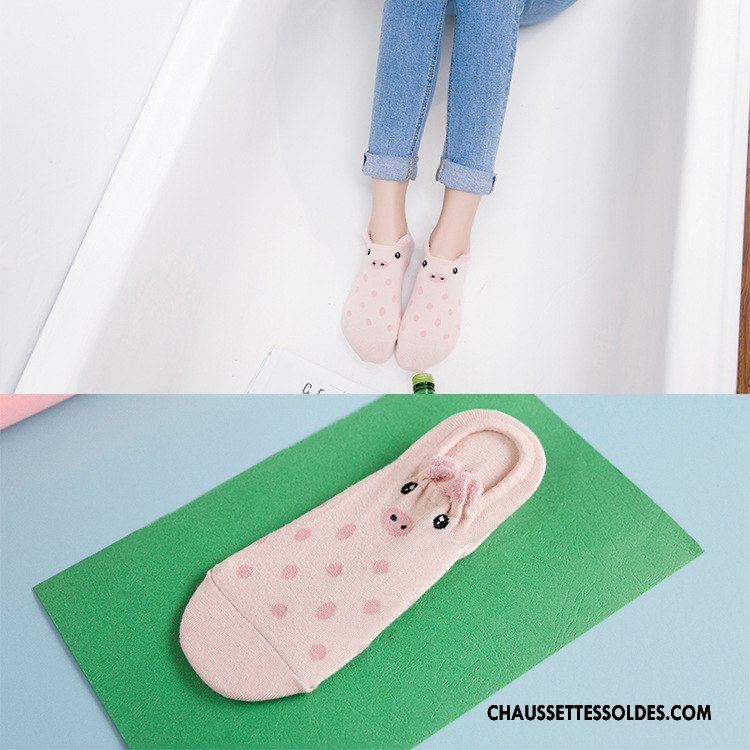 Chaussette Basse Femme Nouvelles Arrivées Personnalité Printemps 100% Coton Chaussette Courte Chaussette Basse Coupée Bleu Clair