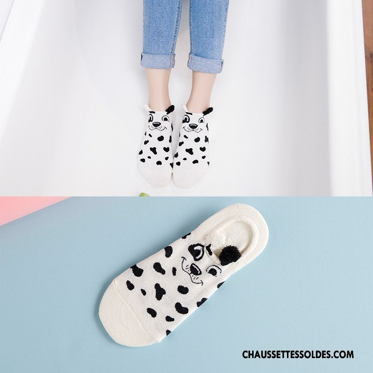 Chaussette Basse Femme Nouvelles Arrivées Personnalité Printemps 100% Coton Chaussette Courte Chaussette Basse Coupée Bleu Clair