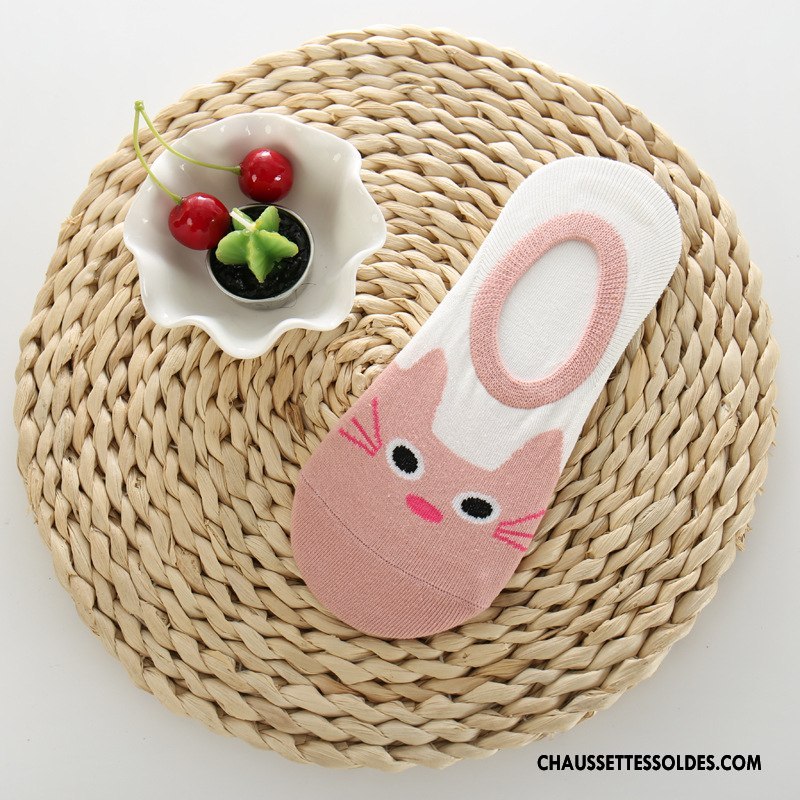 Chaussette Basse Femme Printemps Dessin Animé Animal Chaussette Basse Coupée Silicone Dragon Vert Clair