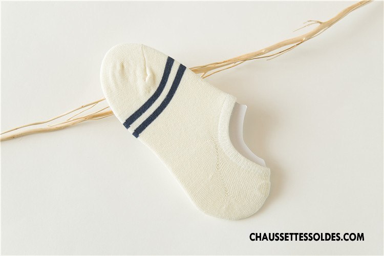 Chaussette Basse Femme Printemps Frais Kaki Matelassé Chaussette Courte Plaine