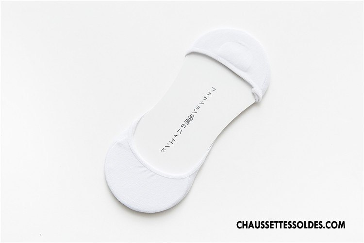 Chaussette Basse Femme Printemps Nouvelles Arrivées Été Silicone Coton Dame Rose