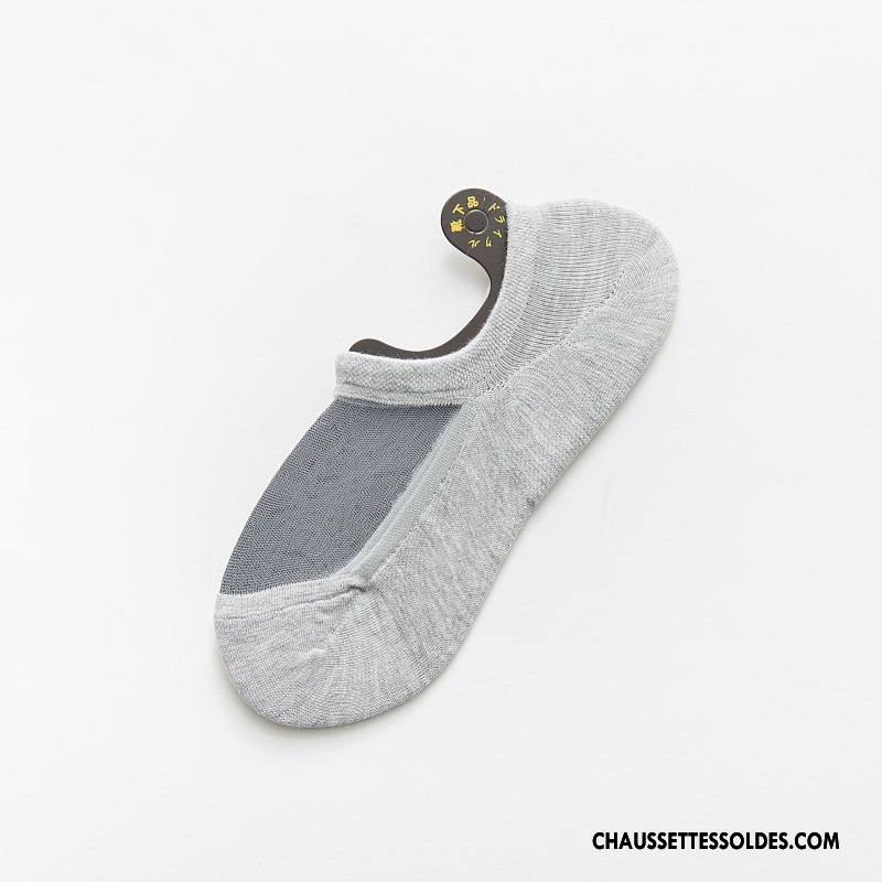 Chaussette Basse Femme Printemps Tous Les Assortis Invisible Le Nouveau Été Matelassé Blanc