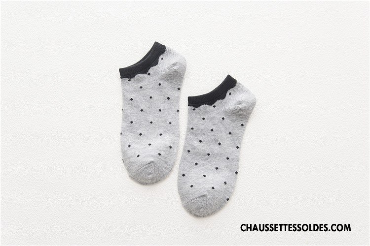 Chaussette Basse Femme Printemps Été Frais Le Nouveau Chaussette Basse Coupée Chaussettes En Coton Couleurs De Bonbons Jaune