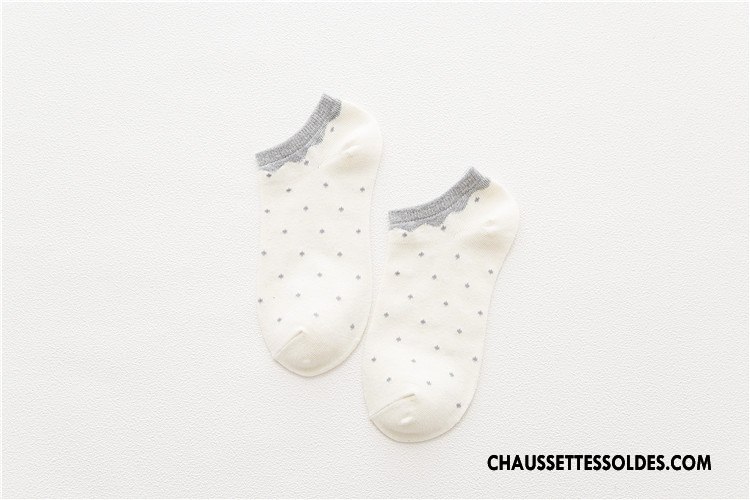 Chaussette Basse Femme Printemps Été Frais Le Nouveau Chaussette Basse Coupée Chaussettes En Coton Couleurs De Bonbons Jaune