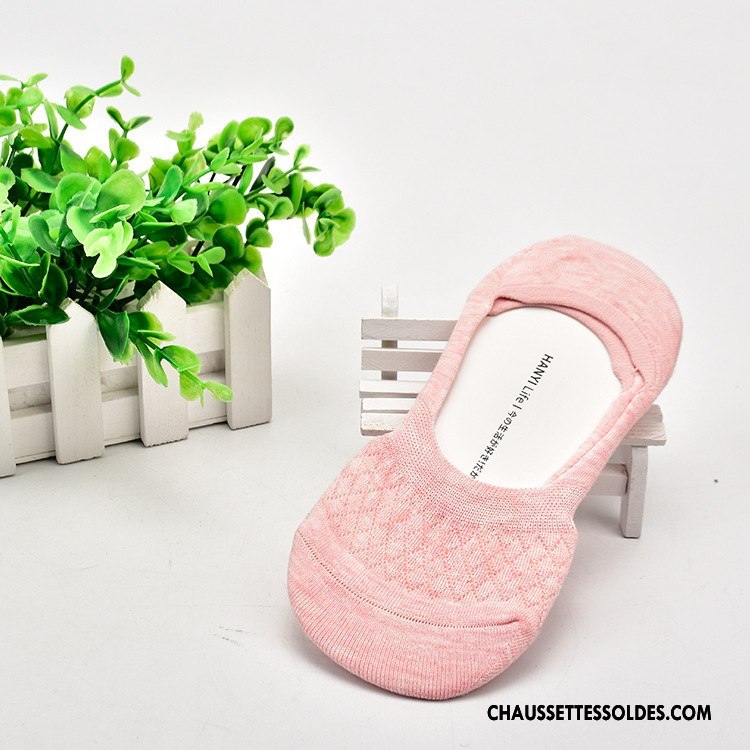 Chaussette Basse Femme Respirant Absorber La Sueur Invisible Le Nouveau Chaussettes En Coton Printemps Pure Violet