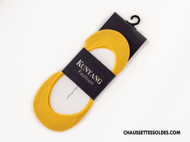 Chaussette Basse Femme Silicone Nouvelles Arrivées Antidérapant Chaussettes En Coton Invisible Dame Pure Gris Clair