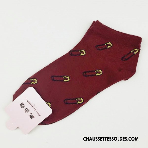 Chaussette Basse Femme Style Chaud Chaussette Basse Coupée Homme Fruit 100% Coton Lovers Bleu Rouge