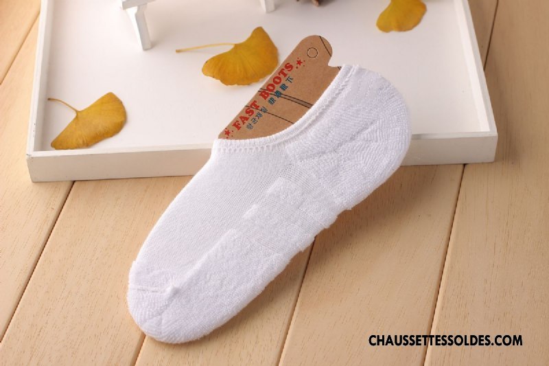 Chaussette Basse Femme Été Absorber La Sueur Ultra Chaussettes En Coton Frais Chaussette Basse Coupée Rose Clair