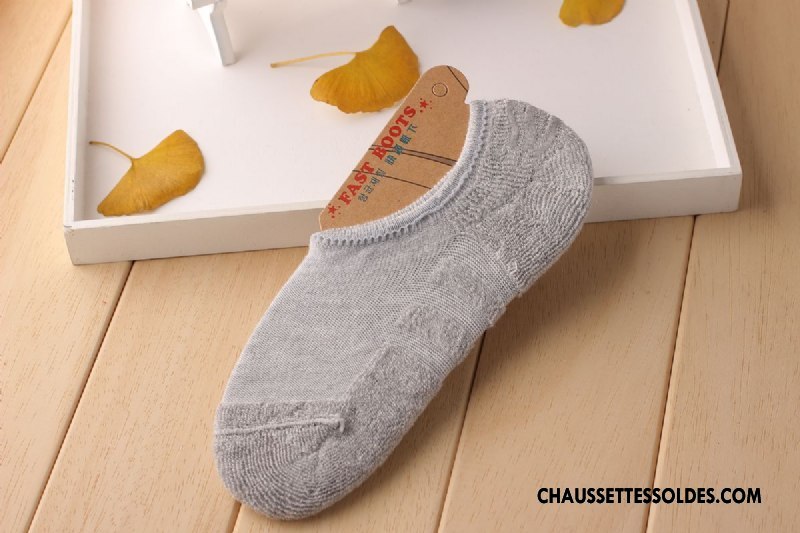 Chaussette Basse Femme Été Absorber La Sueur Ultra Chaussettes En Coton Frais Chaussette Basse Coupée Rose Clair