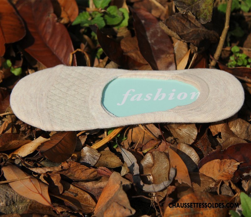 Chaussette Basse Femme Été Chaussette Basse Coupée Coton Bio Creux Guipure Antidérapant Silicone Pure Vert Clair
