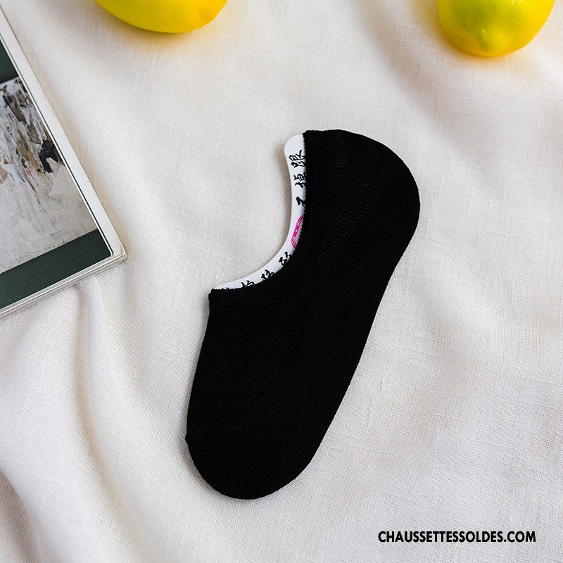 Chaussette Basse Femme Été Dame Silicone Antidérapant Chaussette Basse Coupée Invisible Couleurs De Bonbons Pure Violet Clair
