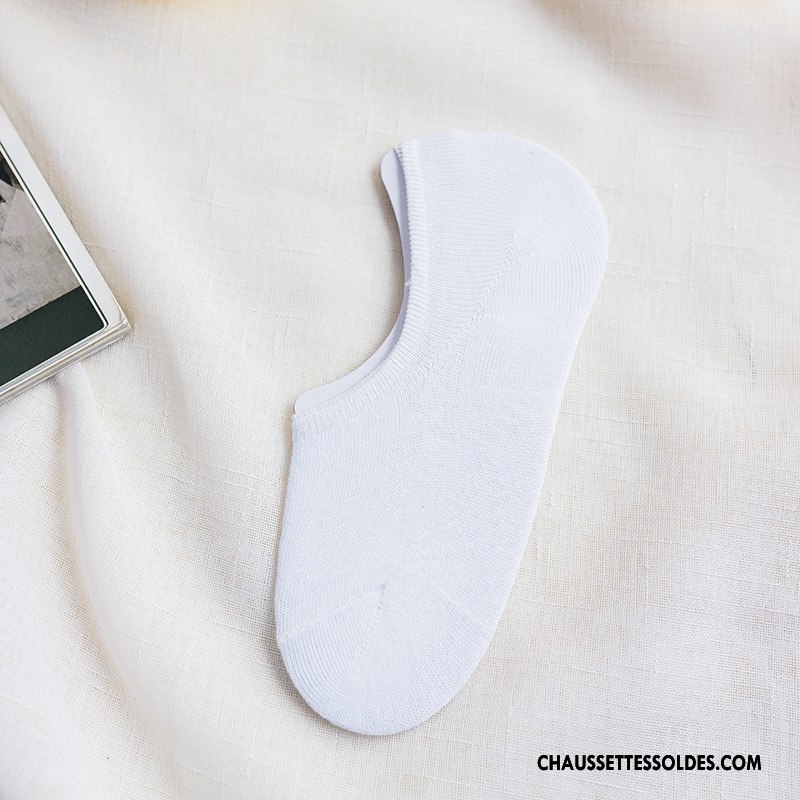 Chaussette Basse Femme Été Dame Silicone Antidérapant Chaussette Basse Coupée Invisible Couleurs De Bonbons Pure Violet Clair