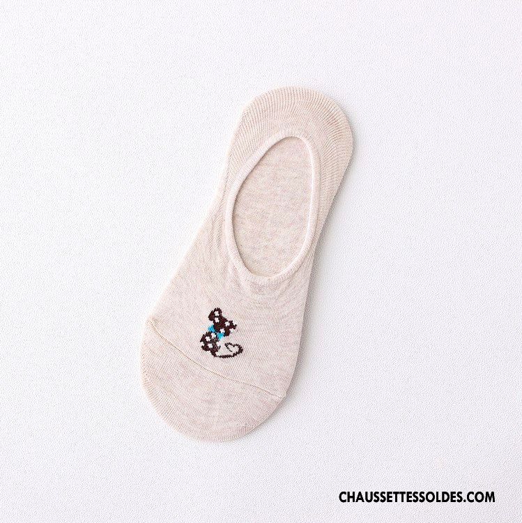 Chaussette Basse Femme Été Invisible Kaki Le Nouveau Chaussette Basse Coupée Printemps