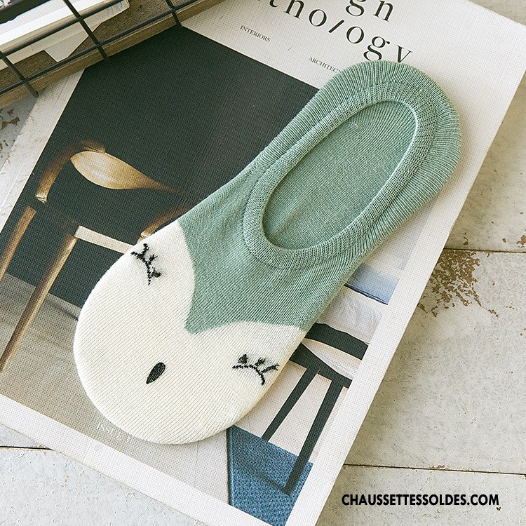 Chaussette Basse Femme Été Renard Invisible Silicone Nouvelles Arrivées Antidérapant Clair