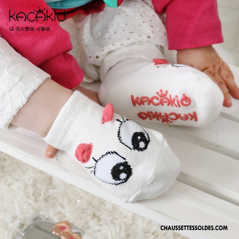Chaussette Basse Fille Antidérapant Dimensionnel Homme Bébé Le Nouveau Femme Blanc