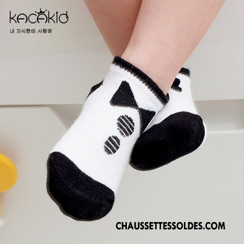 Chaussette Basse Fille Antidérapant Homme L'automne Femme 100% Coton Printemps Blanc