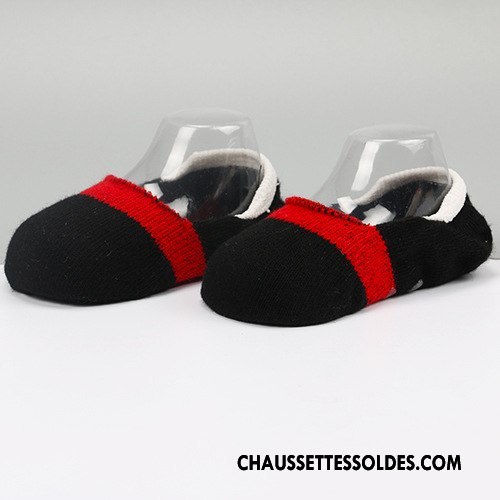 Chaussette Basse Fille Bébé Chaussette Basse Coupée Enfant Printemps Été Antidérapant Blanc