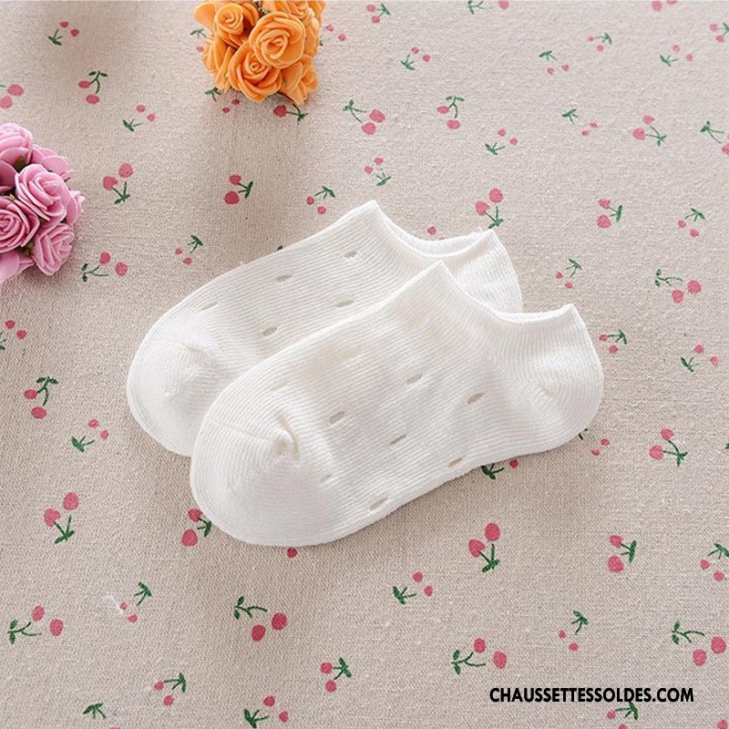 Chaussette Basse Fille Bébé Chaussette Courte Mouvement Été Invisible Chaussette Basse Coupée Couleurs De Bonbons Bleu