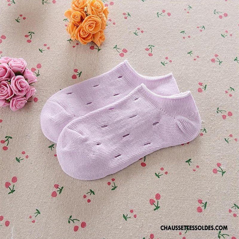 Chaussette Basse Fille Bébé Chaussette Courte Mouvement Été Invisible Chaussette Basse Coupée Couleurs De Bonbons Bleu