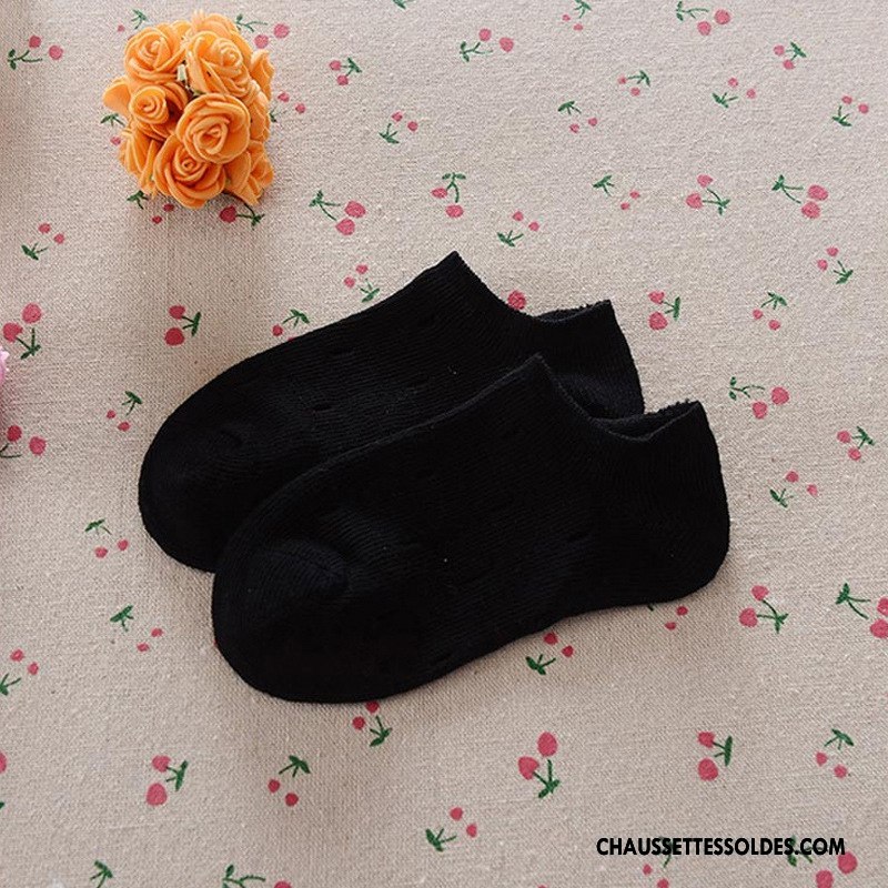 Chaussette Basse Fille Bébé Chaussette Courte Mouvement Été Invisible Chaussette Basse Coupée Couleurs De Bonbons Bleu