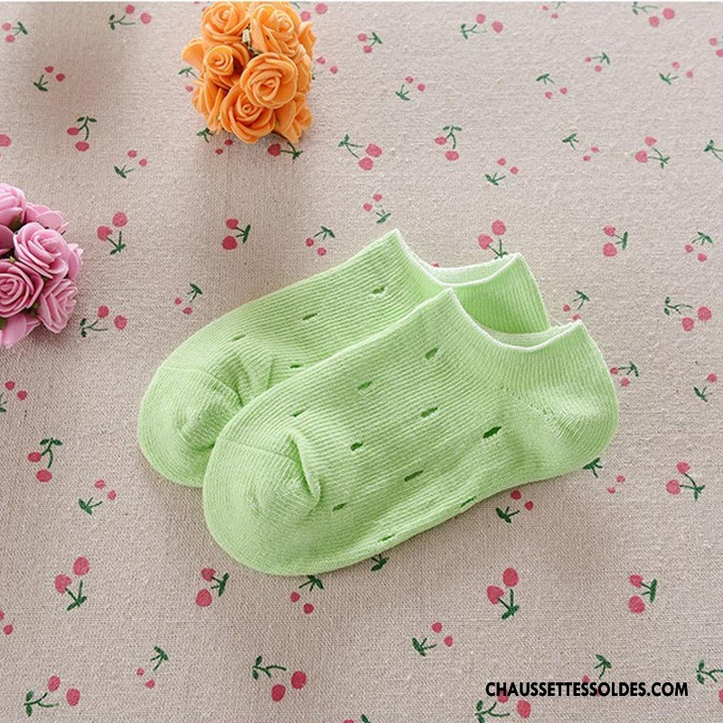 Chaussette Basse Fille Bébé Chaussette Courte Mouvement Été Invisible Chaussette Basse Coupée Couleurs De Bonbons Bleu