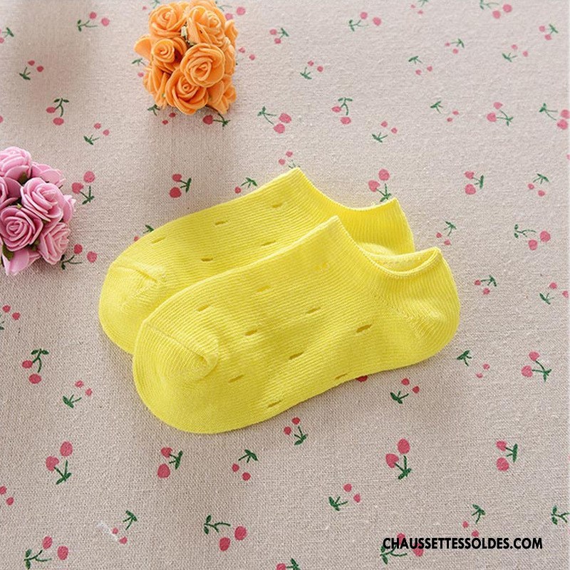 Chaussette Basse Fille Bébé Chaussette Courte Mouvement Été Invisible Chaussette Basse Coupée Couleurs De Bonbons Bleu