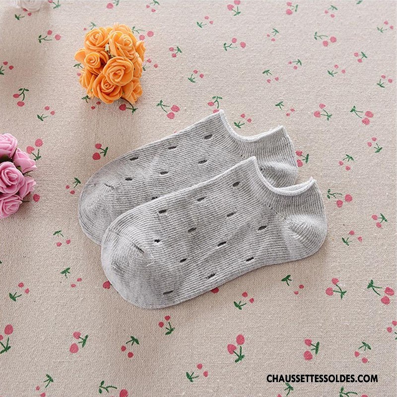 Chaussette Basse Fille Bébé Chaussette Courte Mouvement Été Invisible Chaussette Basse Coupée Couleurs De Bonbons Bleu