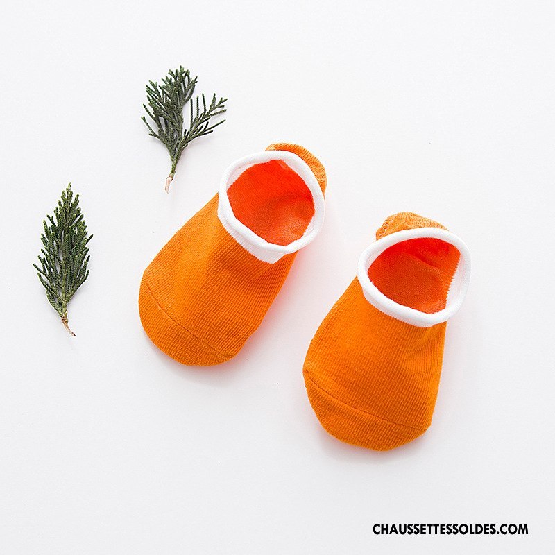 Chaussette Basse Fille Bébé Enfant 100% Coton Antidérapant Chaussette Basse Coupée Invisible Couleurs De Bonbons