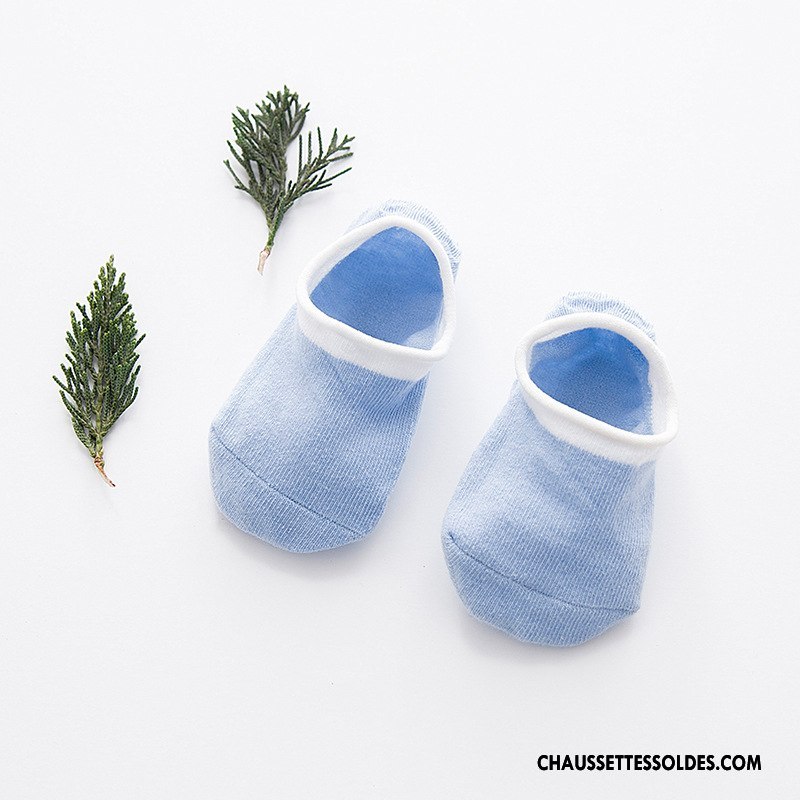 Chaussette Basse Fille Bébé Enfant 100% Coton Antidérapant Chaussette Basse Coupée Invisible Couleurs De Bonbons