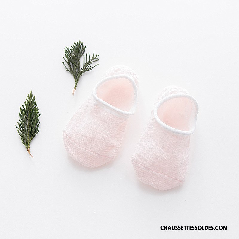 Chaussette Basse Fille Bébé Enfant 100% Coton Antidérapant Chaussette Basse Coupée Invisible Couleurs De Bonbons