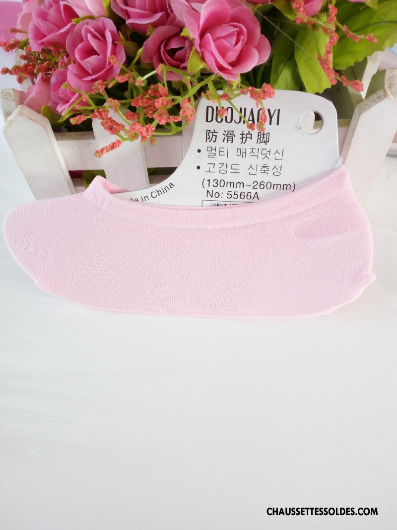 Chaussette Basse Fille Bébé Invisible Légère Antidérapant Silicone Été Violet Clair