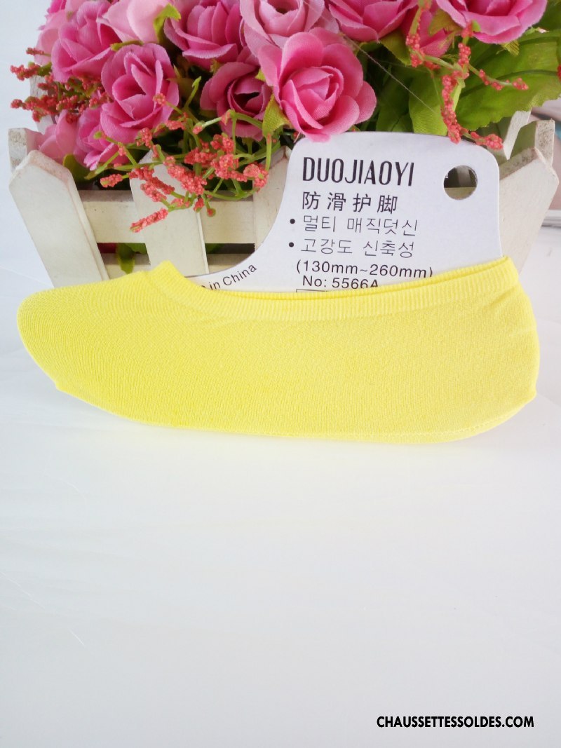 Chaussette Basse Fille Bébé Invisible Légère Antidérapant Silicone Été Violet Clair