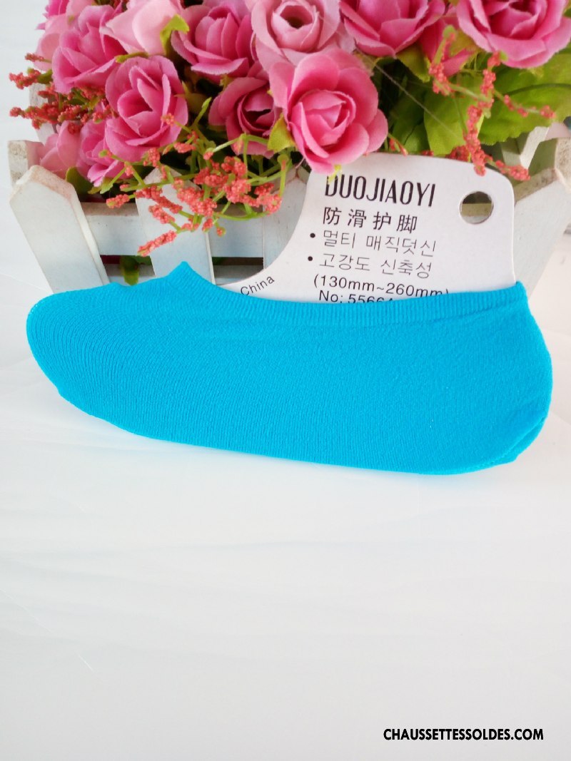Chaussette Basse Fille Bébé Invisible Légère Antidérapant Silicone Été Violet Clair