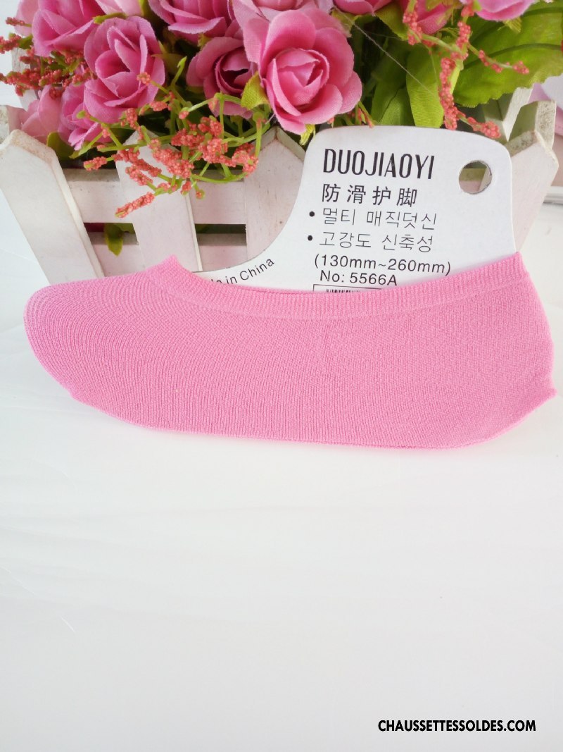Chaussette Basse Fille Bébé Invisible Légère Antidérapant Silicone Été Violet Clair