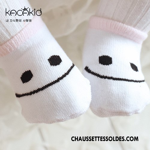 Chaussette Basse Fille Bébé Renforcé Terry Homme Souriant Le Nouveau Multicolore Rose