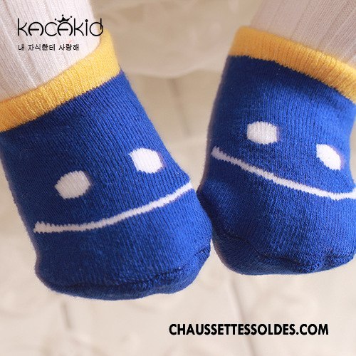 Chaussette Basse Fille Bébé Renforcé Terry Homme Souriant Le Nouveau Multicolore Rose