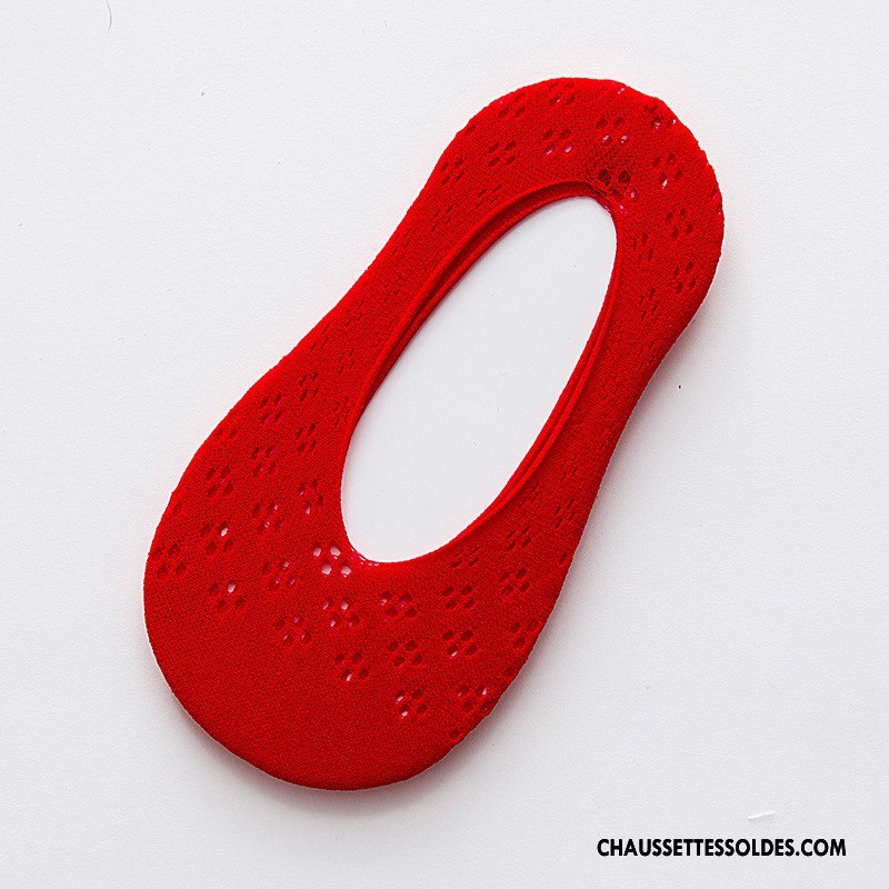 Chaussette Basse Fille Chaussette Basse Coupée Enfant Très Mince Creux Guipure Cuisse Fishnet Chaussette De Noël Rouge