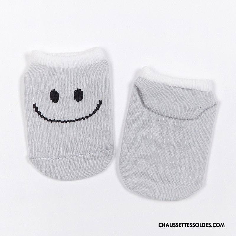 Chaussette Basse Fille Chaussette Basse Coupée Souriant Enfant Été Matelassé Bébé Jaune
