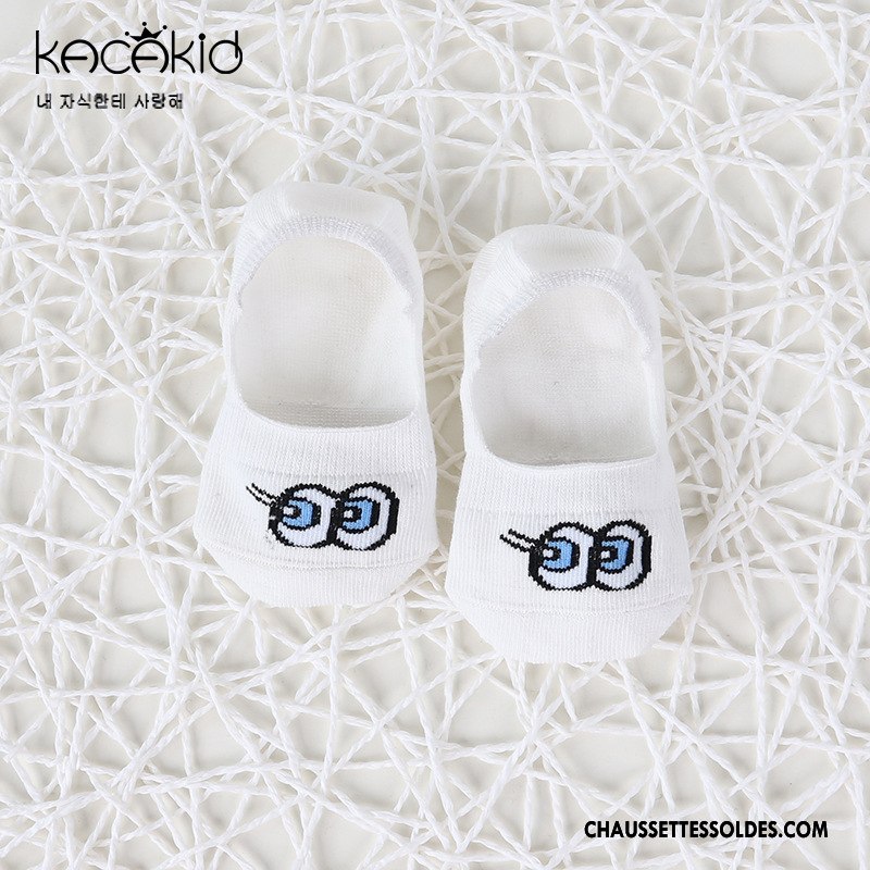 Chaussette Basse Fille Chaussette Basse Coupée Été Homme 100% Coton Enfant Petit Vert