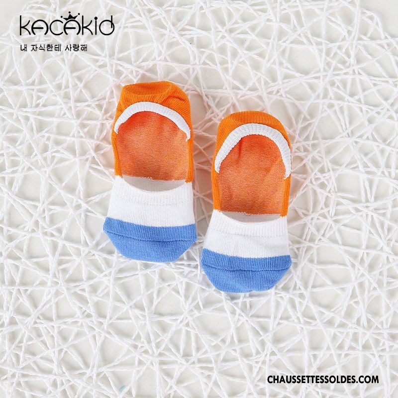 Chaussette Basse Fille Chaussette Basse Coupée Été Homme 100% Coton Enfant Petit Vert