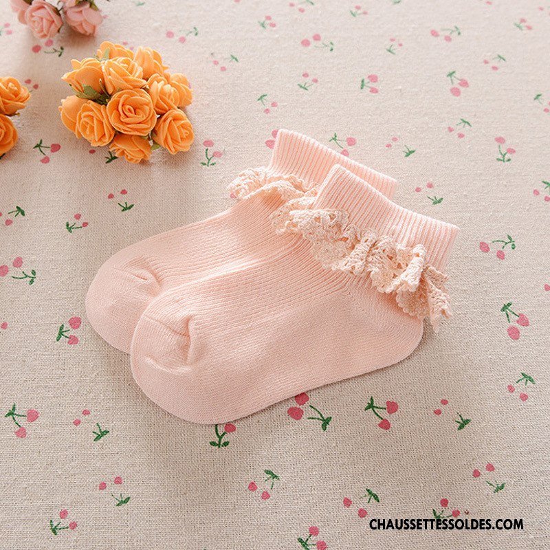 Chaussette Basse Fille Chaussette Courte Printemps Dentelle Femme Bouche Libre Le Nouveau Rose