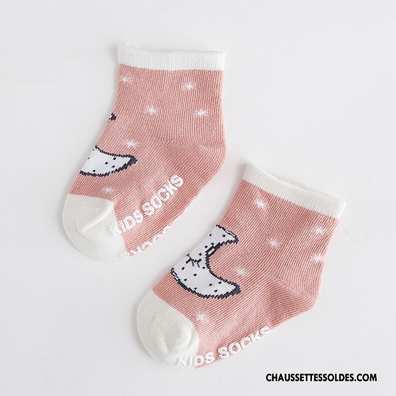 Chaussette Basse Fille Enfant Homme Bébé Femme Printemps Milieu Rose