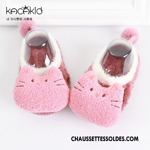 Chaussette Basse Fille Enfant Plume Yarn Bébé Dessin Animé Dimensionnel Bleu
