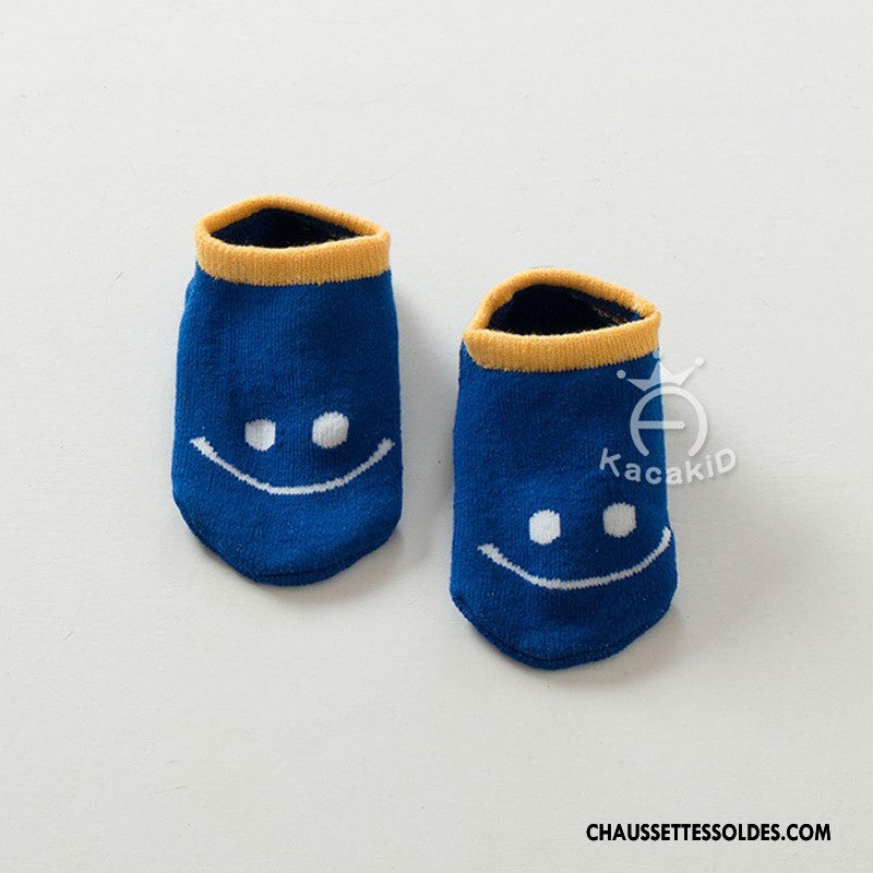 Chaussette Basse Fille Hiver L'automne Enfant Chaussette Courte Terry Charmant Orange