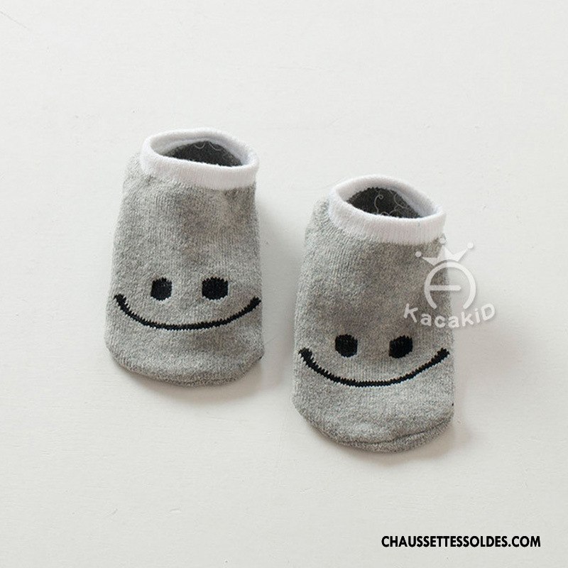 Chaussette Basse Fille Hiver L'automne Enfant Chaussette Courte Terry Charmant Orange