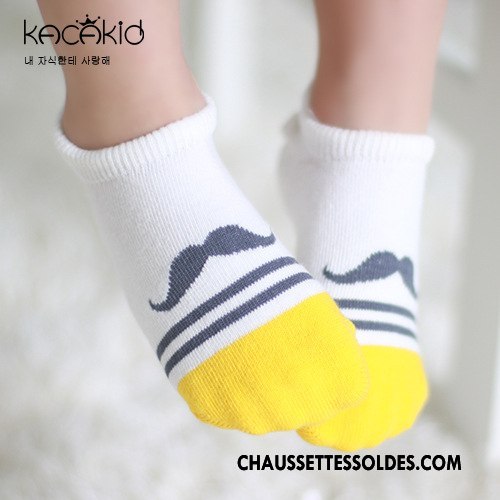 Chaussette Basse Fille L'automne Bébé Charmant Chapeau Le Nouveau Chaussette Basse Coupée Blanc