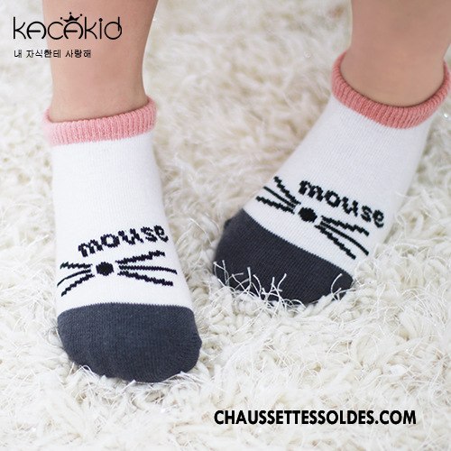 Chaussette Basse Fille L'automne Bébé Charmant Chapeau Le Nouveau Chaussette Basse Coupée Blanc